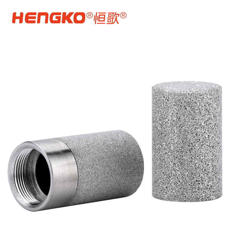 耐高溫耐腐蝕透氣微孔螺紋316L不銹鋼燒結(jié)保護(hù)罩具體應(yīng)用！